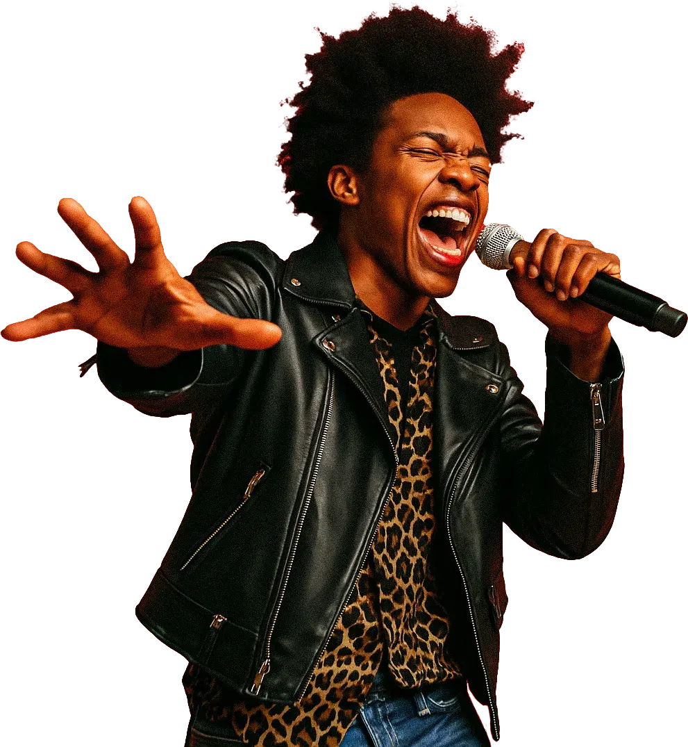 A musician launching a Ditto music promotion campaign